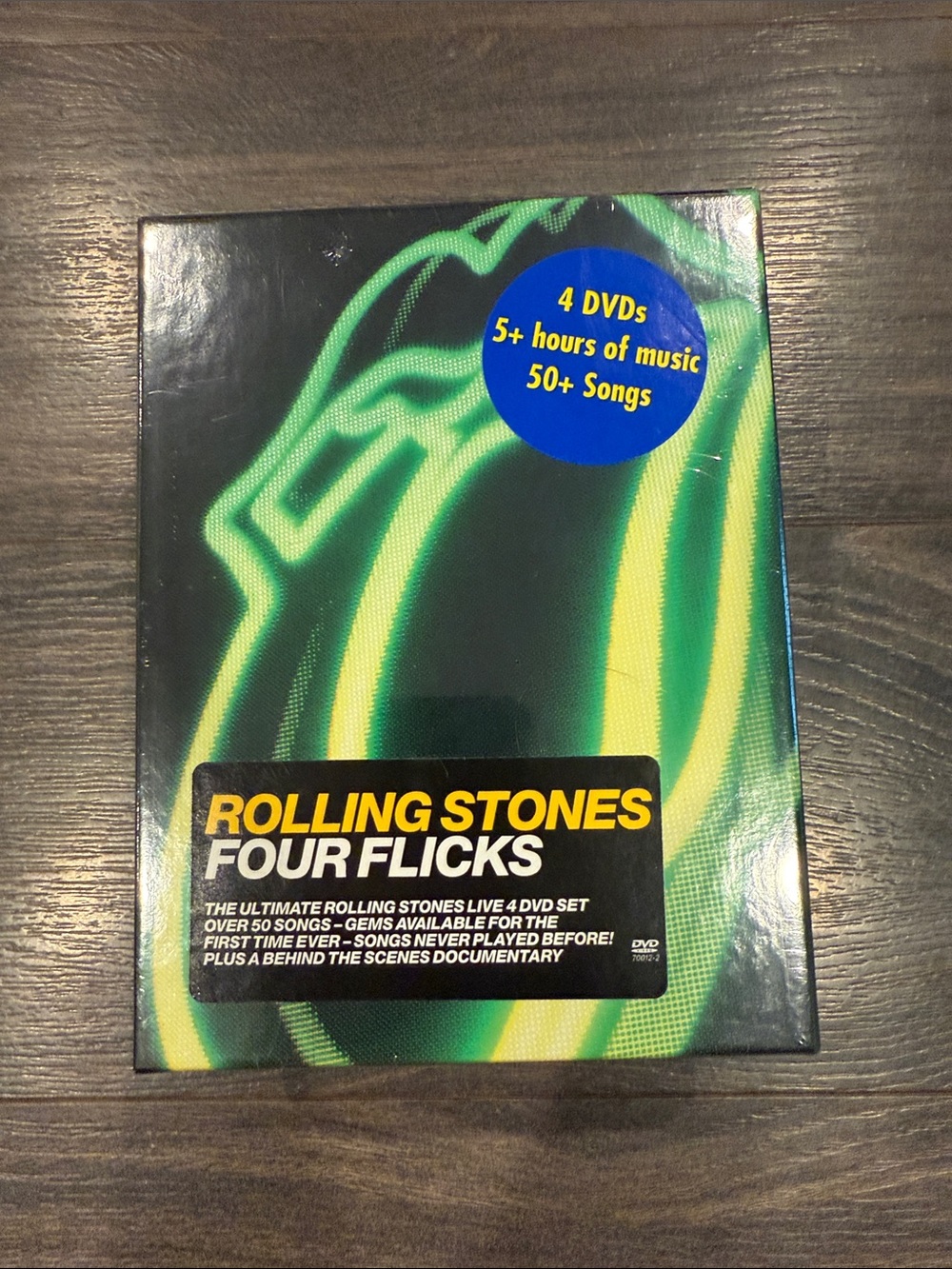 NWT The Rolling Stones four flicks 5+ hours of music dvd 8:6